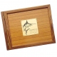 Teak Log Cover, Marlin Plate