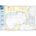 NOAA Chart 411 Gulf of Mexico