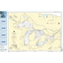 NOAA Chart 14500 Great Lakes, Lake Champlain to Lake of the Woods