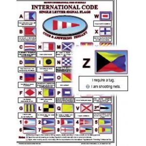 Browns International Code of Signals Card (Large)