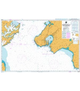 British Admiralty New Zealand Nautical Chart NZ463 Approaches to Wellington