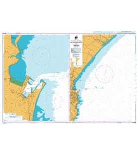 British Admiralty New Zealand Nautical Chart NZ6422 Approaches to Timaru