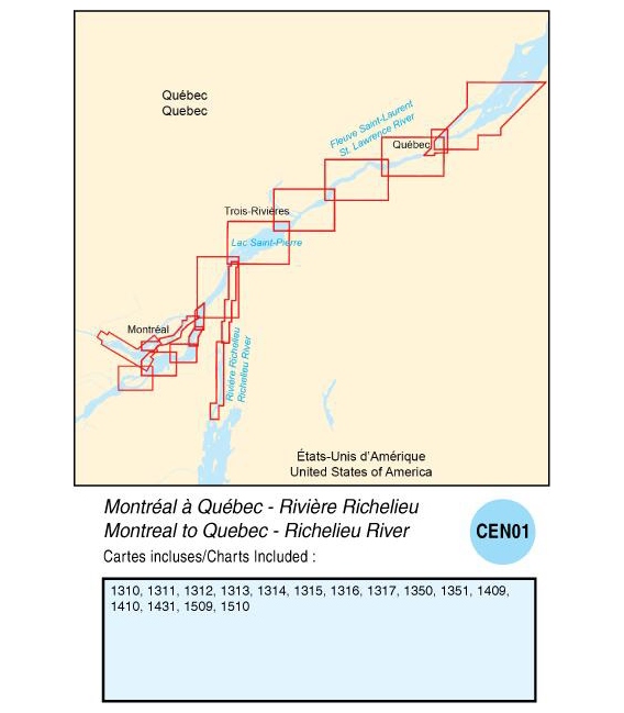 CEN01 Montreal to Quebec - Richelieu River