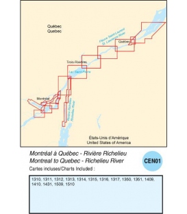 CEN01 Montreal to Quebec - Richelieu River, 2015 Ed.
