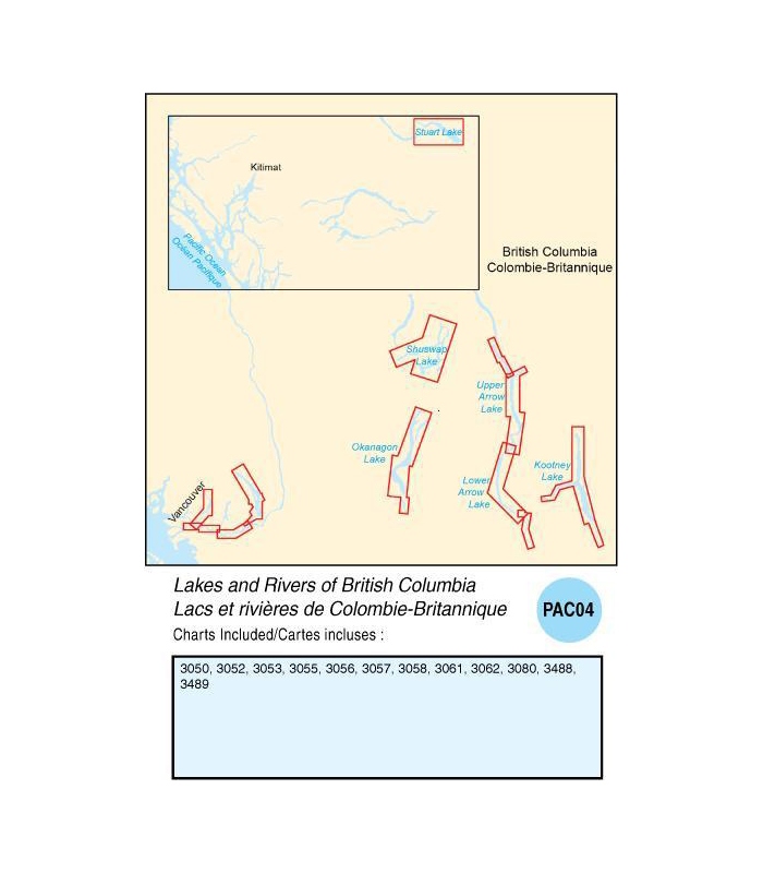 PAC04 Lakes and Rivers of British Columbia, 2015 Ed.