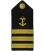 Chief Mate Anchor & 3 Stripes (Hard)