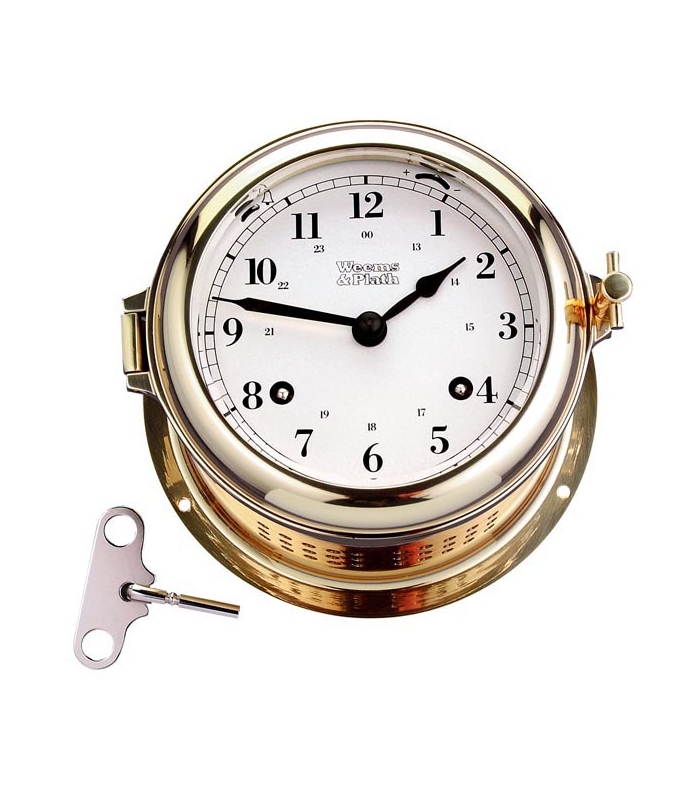 Weems & Plath 190200 Martinique 8Day Wind Ship's Bell Clock