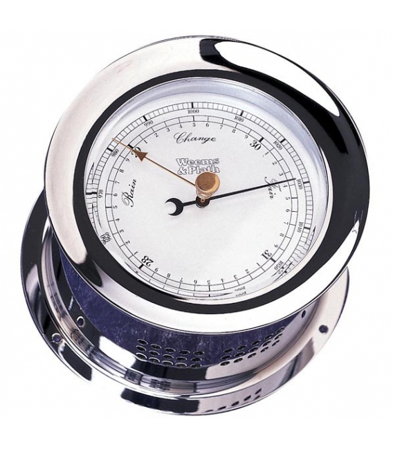 Chrome Plated Atlantis Barometer