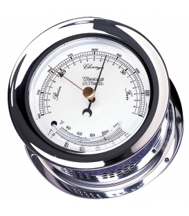 Chrome Plated Atlantis Barometer/Thermometer