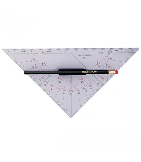 WEEMS & PLATH Marine Navigation Parallel Ruler (Brass Arms, 38cm