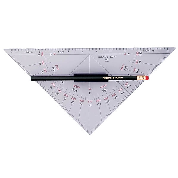 weems plath 101 protractor triangle with handle