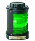 Single Lens Navigation Light - Green Side Light 1127 (Black Plastic)