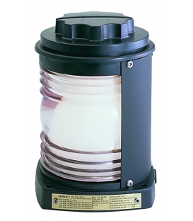 Single Lens Navigation Light - White Masthead Light 1128 (Black Plastic)