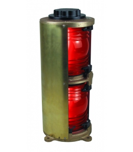 Double Lens Navigation Light - Red Side Lights 1164 (Heavy Duty Cast Bronze)