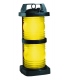 Double Lens Navigation Light 1366 - Yellow Towing Light (Black Plastic)