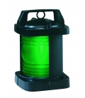 Single Lens Navigation Light - Green Side Light 1372 (Black Plastic)
