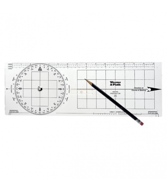 *NEW* C-Thru 255a 3-Inch Circular Rose Maritime Navigational Compass Protractor 