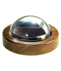 64mm (2.5 inch) Magnabrite® Magnifier with Round Walnut Base