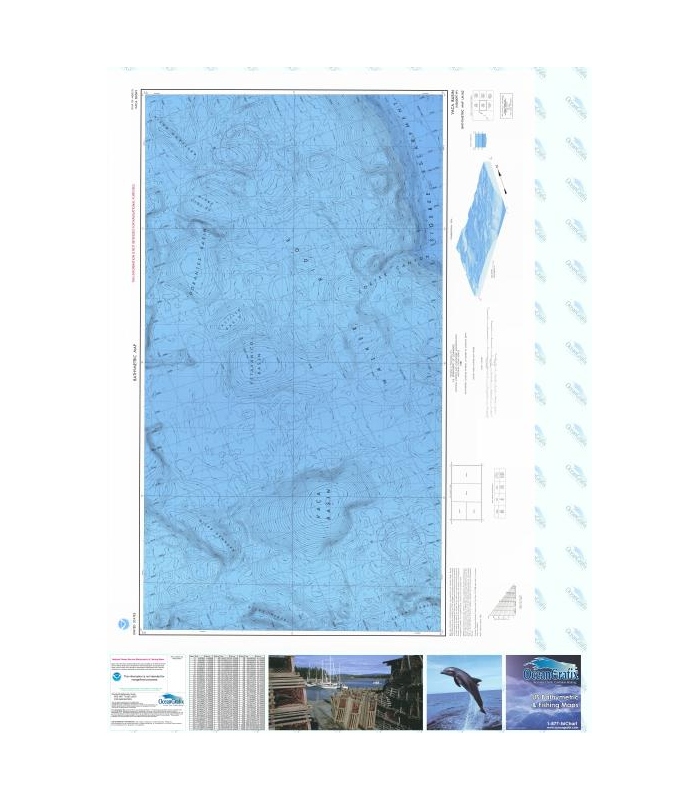 Vaca Key Navigation Chart OceanGrafix Bathymetric (Bathy) & Fishing Charts (Maps) Vaca Basin - LM-162