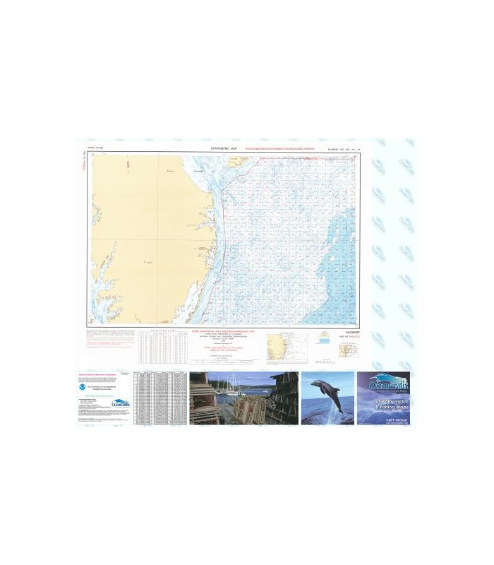 OceanGrafix Bathymetric (Bathy) & Fishing Charts (Maps) Salisbury NJ