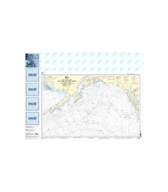 NOAA Chart 500 West Coast Of North America Dixon Ent To Unimak Pass