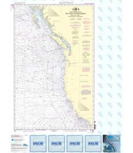 NOAA Chart 501 North Pacific Ocean West Coast Of North America Mexican Border To Dixon Entrance