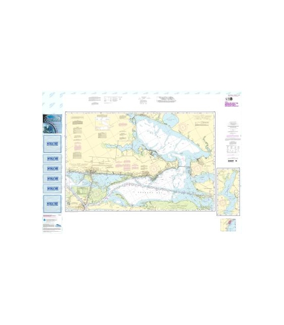 NOAA Chart 11314 Intracoastal Waterway Carlos Bay to Redfish Bay, including Copano Bay