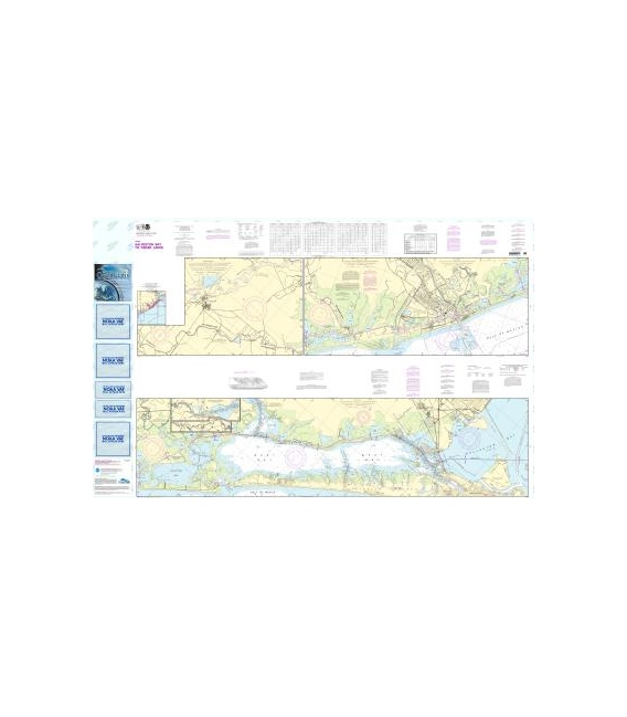 NOAA Chart 11322 Intracoastal Waterway Galveston Bay to Cedar Lakes