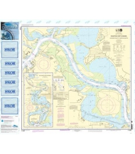 NOAA Chart 11329 Houston Ship Channel Alexander Island to Carpenters Bayou - San Jacinto and Old Rivers