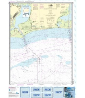 NOAA Chart 11341 Calcasieu Pass to Sabine Pass