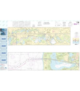 NOAA Chart 11347 Calcasieu River and Lake