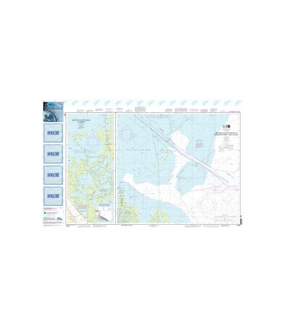 NOAA Chart 11353 Baptiste Collette Bayou to Mississippi River Gulf Outlet - Baptiste Collette Bayou Extension