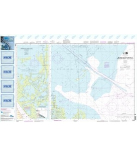 NOAA Chart 11353 Baptiste Collette Bayou to Mississippi River Gulf Outlet - Baptiste Collette Bayou Extension