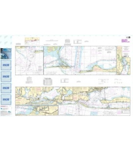 NOAA Chart 11378 Intracoastal Waterway Santa Rosa Sound to Dauphin Island