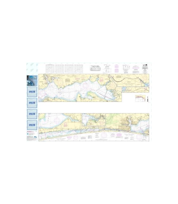 NOAA Chart 11385 Intracoastal Waterway West Bay to Santa Rosa Sound