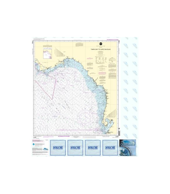 NOAA Chart 11400 Tampa Bay to Cape San Blas