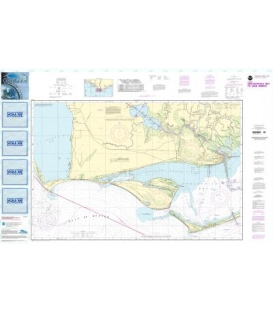 NOAA Chart 11402 Intracoastal Waterway Apalachicola Bay to Lake Wimico