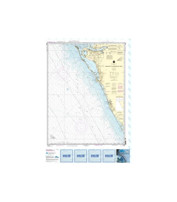 NOAA Chart 11424 Lemon Bay to Passage Key Inlet