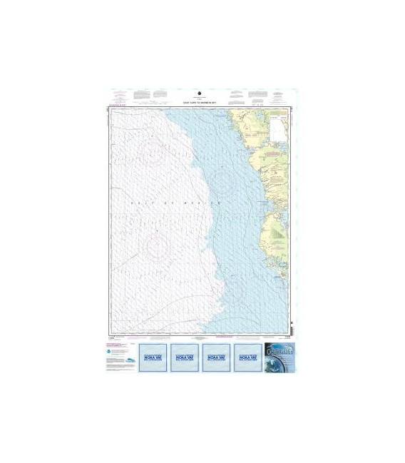 NOAA Chart 11431 East Cape to Mormon Key