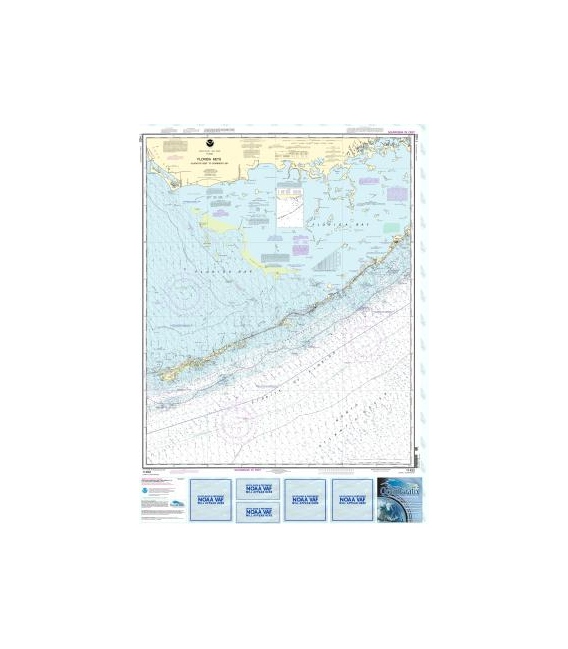 NOAA Chart 11452 Intracoastal Waterway Alligator Reef to Sombrero Key