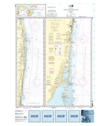 OceanGrafix NOAA Nautical Charts 11466 Jupiter Inlet to Fowey Rocks ...