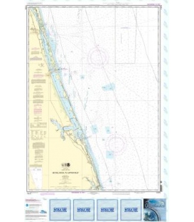 NOAA Chart 11474 Bethel Shoal to Jupiter Inlet