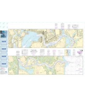 NOAA Chart 11491 St. Johns River - Atlantic Ocean to Jacksonville