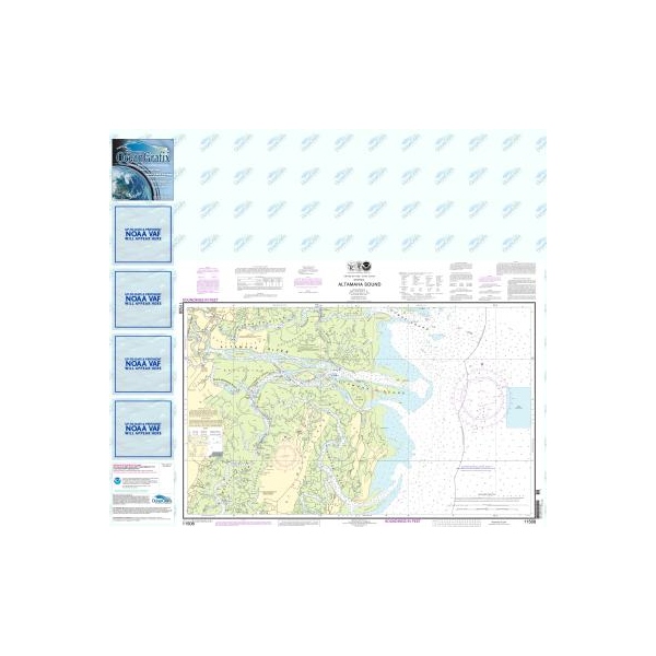 OceanGrafix NOAA Nautical Charts 11508 Altamaha Sound
