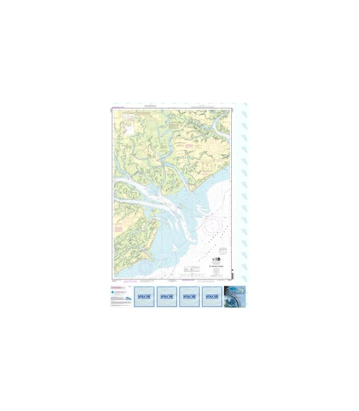 St Helena Sound Map Oceangrafix Noaa Nautical Charts 11517 St. Helena Sound