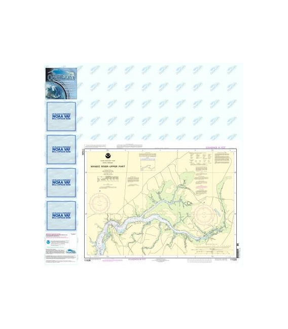 NOAA Chart 11526 Wando River Upper Part