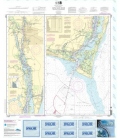 NOAA Chart 11537 Cape Fear River Cape Fear to Wilmington