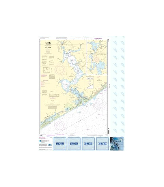 NOAA Chart 11542 New River - Jacksonville