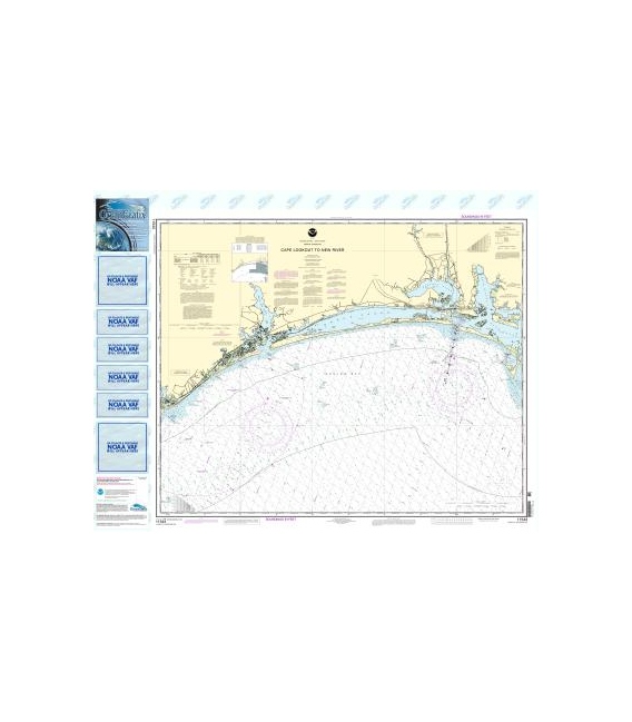 NOAA Chart 11543 Cape Lookout to New River