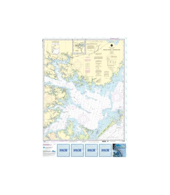 NOAA Chart 11548 Pamlico Sound Western Part